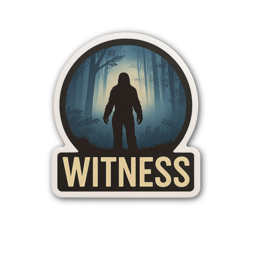 WITN@SS Sticker, Waterproof Vinyl Decal Sticker Indoor Or Outdoor 2 (Pieces) 3" and 5"