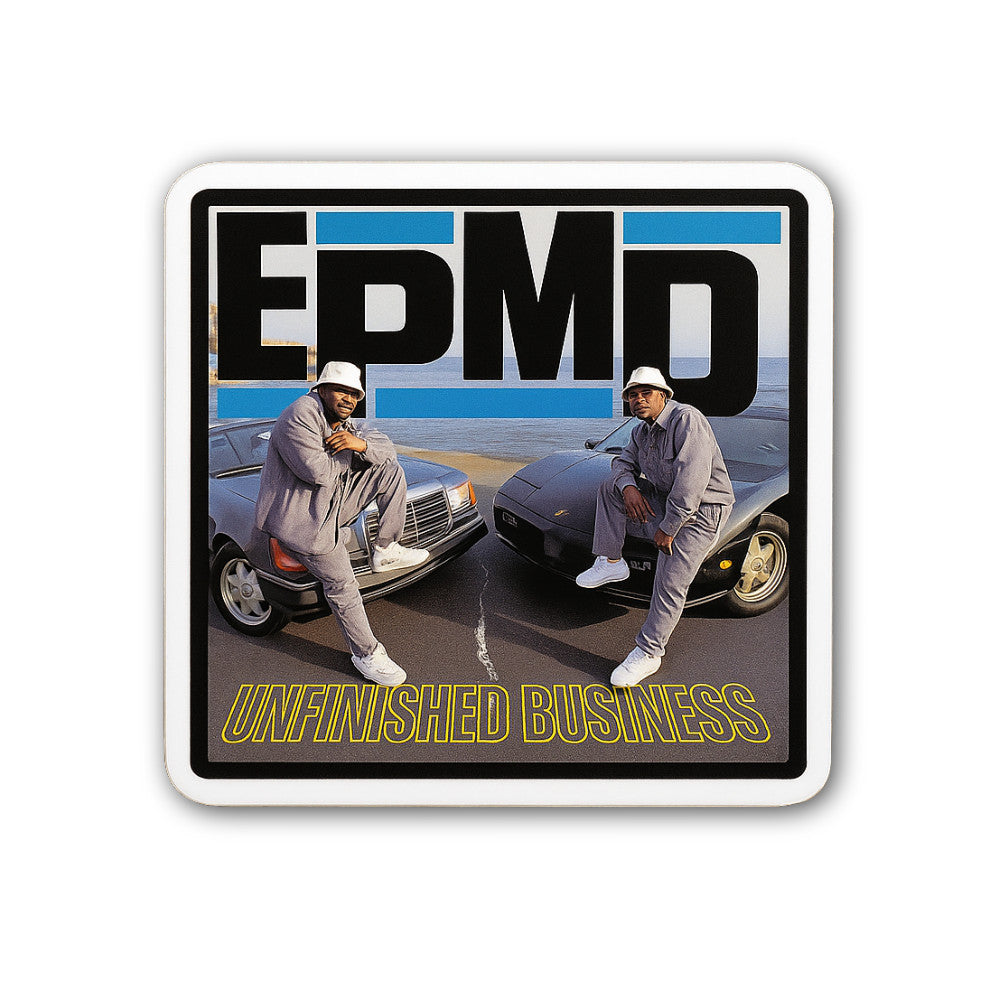 EPMD Unfinished Business Sticker, Waterproof Vinyl Decal Sticker Indoor Or Outdoor 2 (Pieces) 3" and 5"