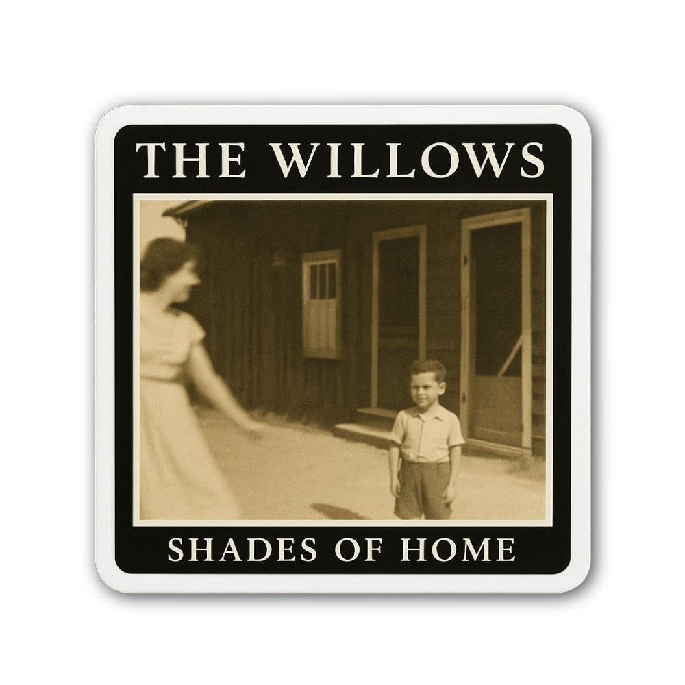The Willows Shades of Home Sticker, Waterproof Vinyl Decal Sticker Indoor Or Outdoor 2 (Pieces) 3" and 5"