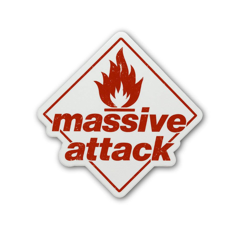 Massive Attack Sticker, Waterproof Vinyl Decal Sticker Indoor Or Outdoor 2 (Pieces) 3" and 5"