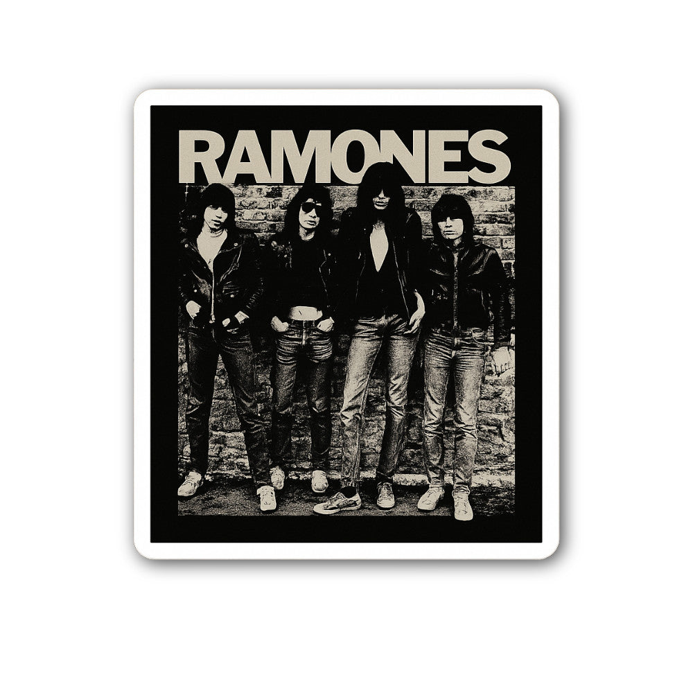 Ramones Sticker, Waterproof Vinyl Decal Sticker Indoor Or Outdoor 2 (Pieces) 3" and 5"
