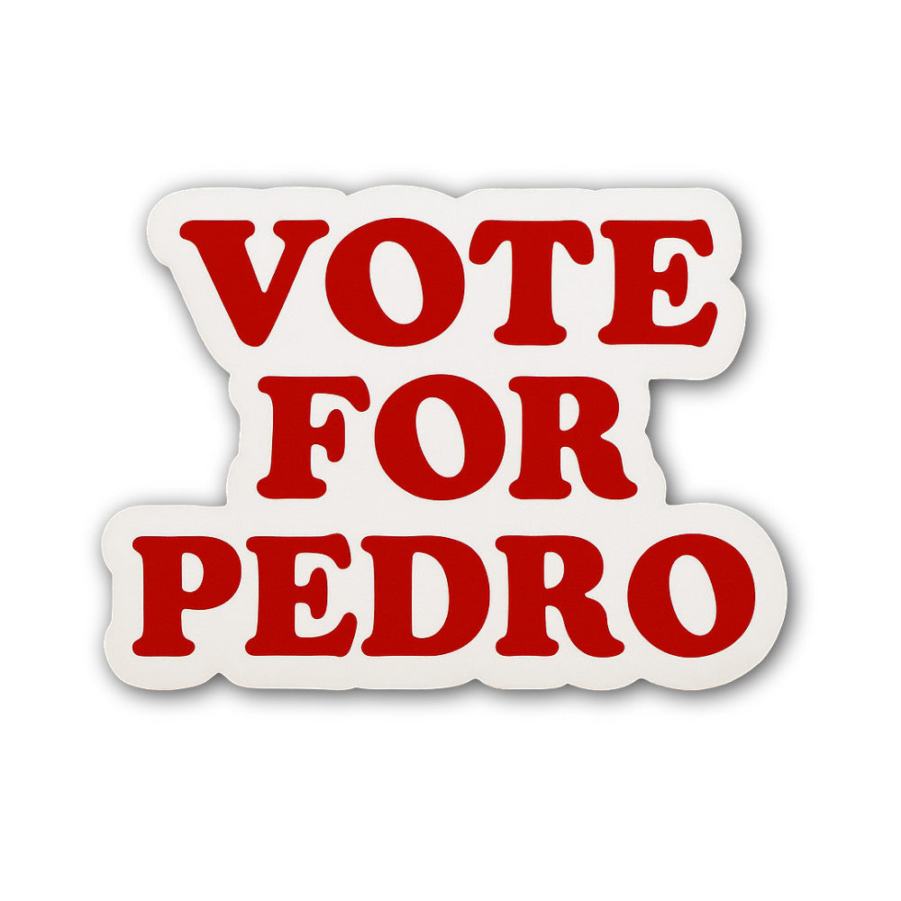 V0TE for Pedro Sticker, Waterproof Vinyl Decal Sticker Indoor Or Outdoor 2 (Pieces) 3" and 5"