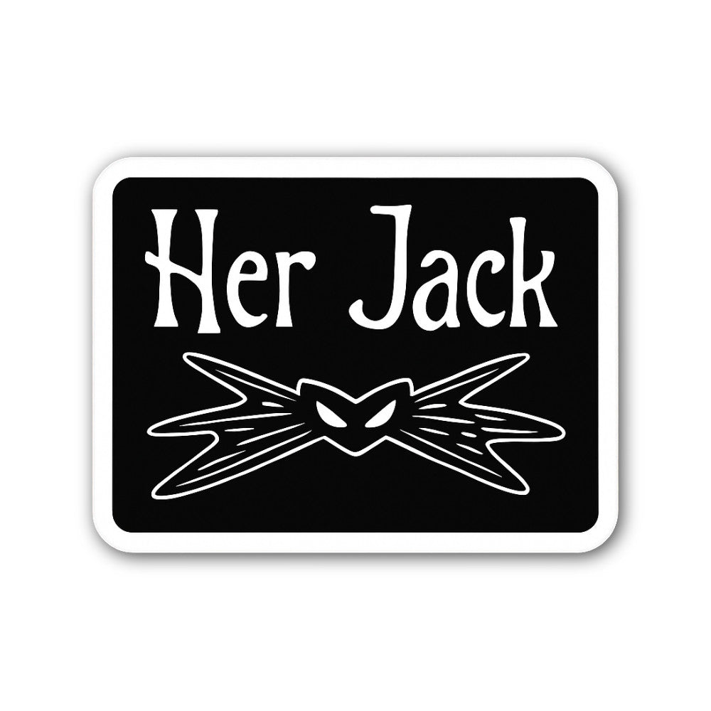 Her Jack Sticker, Waterproof Vinyl Decal Sticker Indoor Or Outdoor 2 (Pieces) 3" and 5"