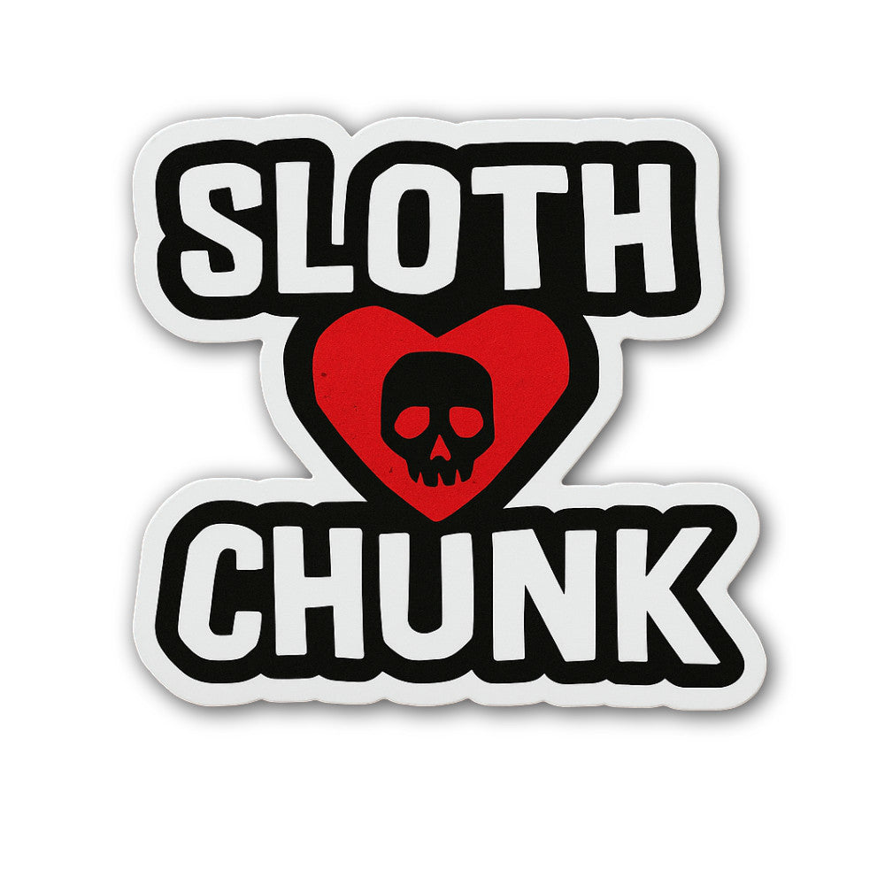 Sloth Chunk Sticker, Waterproof Vinyl Decal Sticker Indoor Or Outdoor 2 (Pieces) 3" and 5"