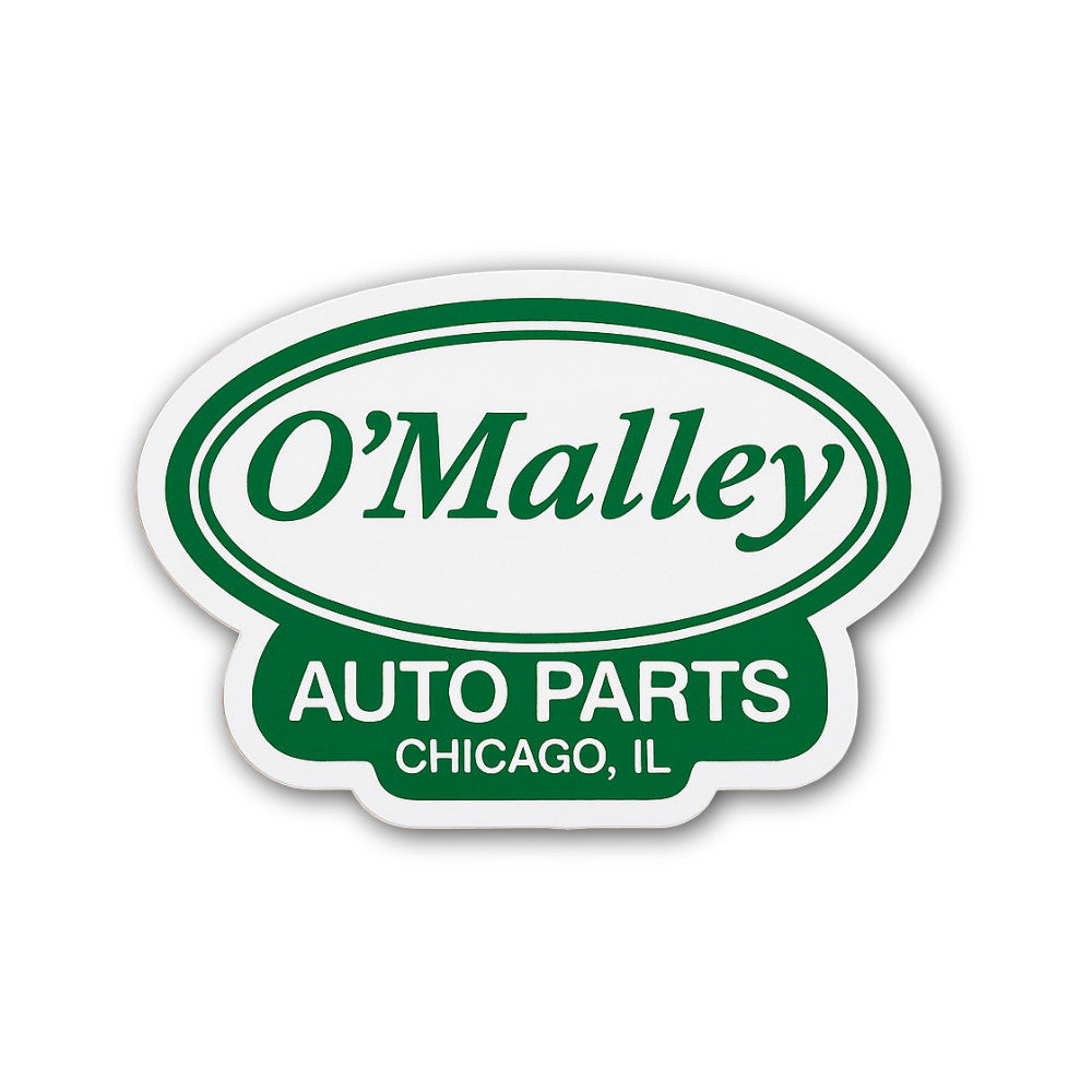 O'Malley AUTO PARTS Sticker, Waterproof Vinyl Decal Sticker Indoor Or Outdoor 2 (Pieces) 3" and 5"