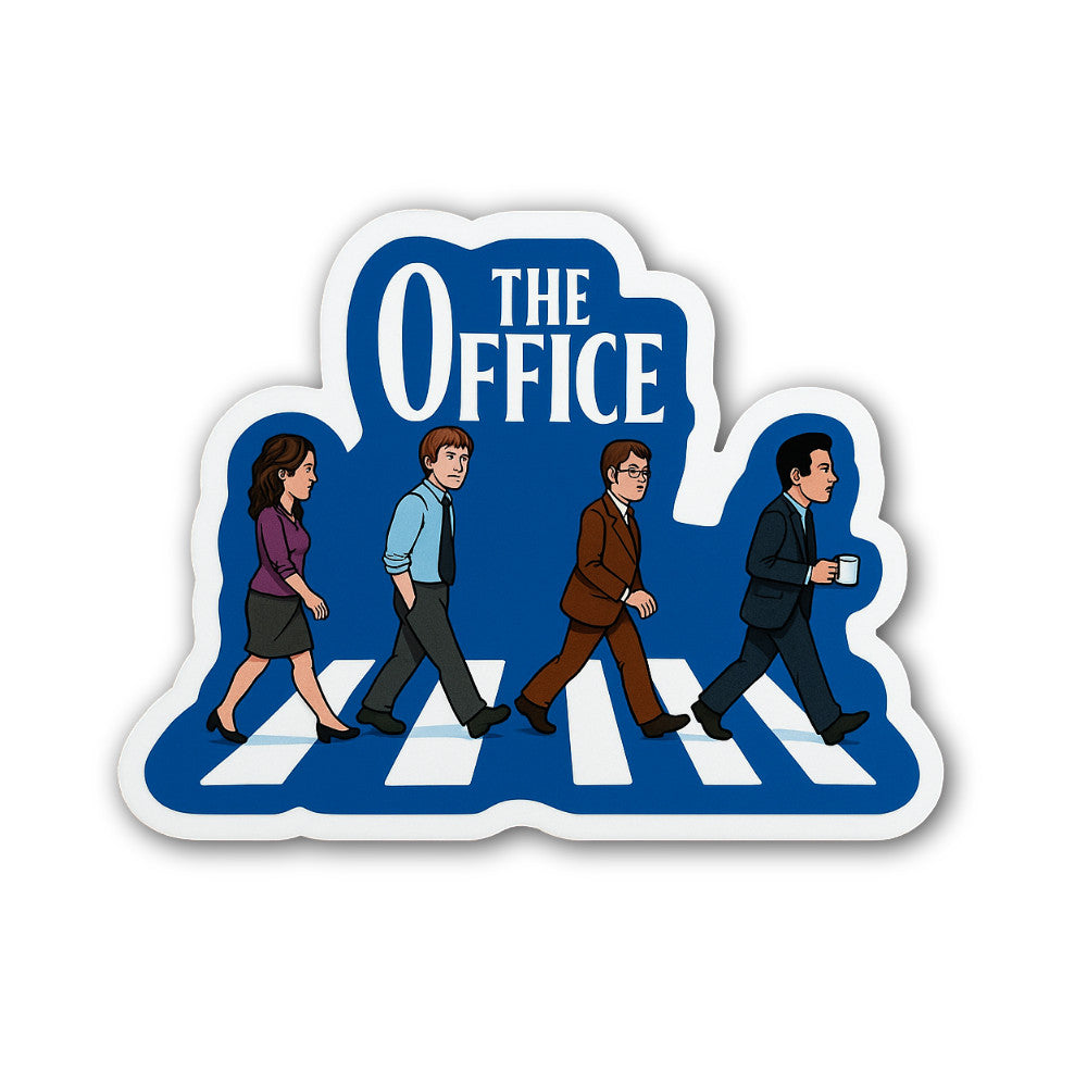 The 0ffice Sticker, Waterproof Vinyl Decal Sticker Indoor Or Outdoor 2 (Pieces) 3" and 5"