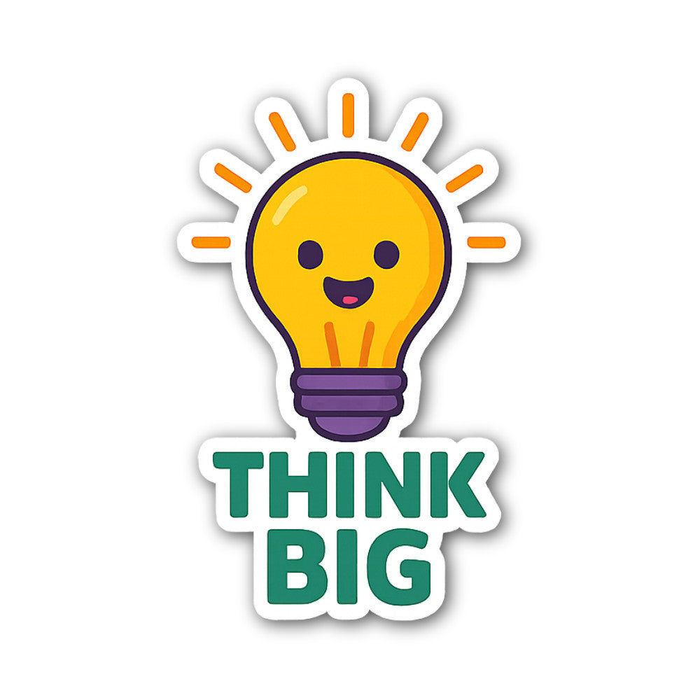 TH@Ink Big Sticker, Waterproof Vinyl Decal Sticker Indoor Or Outdoor 2 (Pieces) 3" and 5"