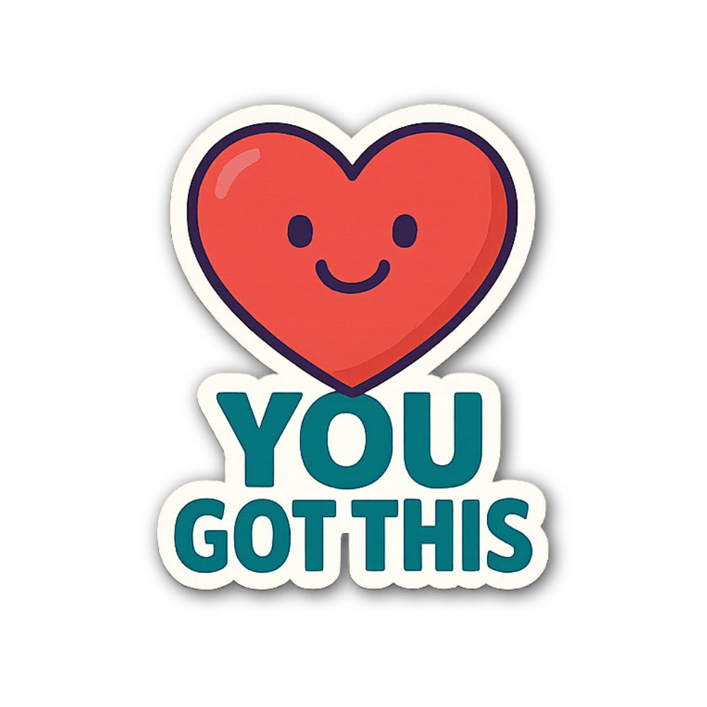 GOT THIS Sticker, Waterproof Vinyl Decal Sticker Indoor Or Outdoor 2 (Pieces) 3" and 5"