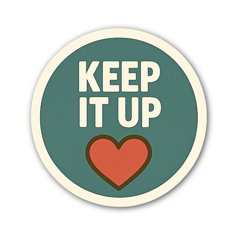 IT UP Sticker, Waterproof Vinyl Decal Sticker Indoor Or Outdoor 2 (Pieces) 3" and 5"