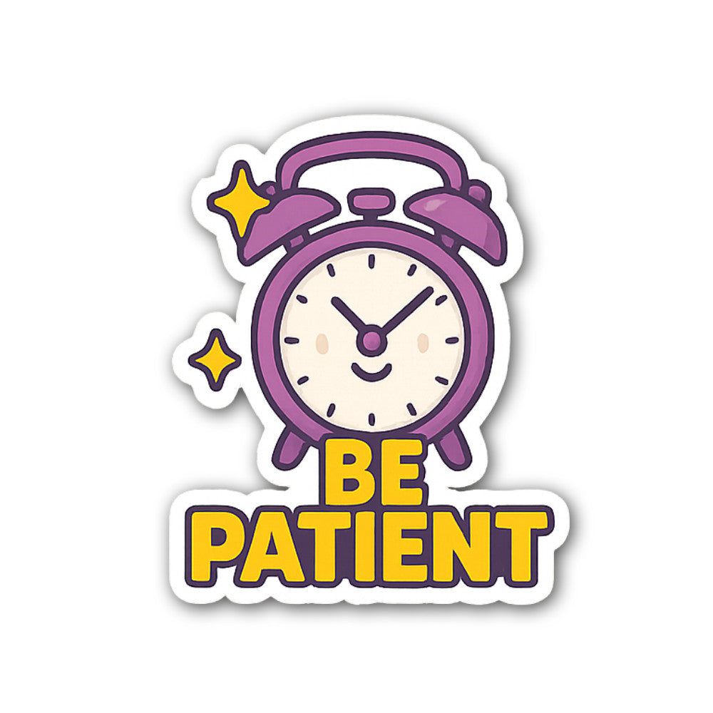 P@TIENT Sticker, Waterproof Vinyl Decal Sticker Indoor Or Outdoor 2 (Pieces) 3" and 5"