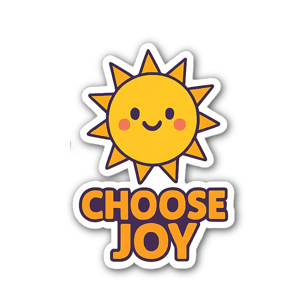 CHOOSE JOY Sticker, Waterproof Vinyl Decal Sticker Indoor Or Outdoor 2 (Pieces) 3" and 5"