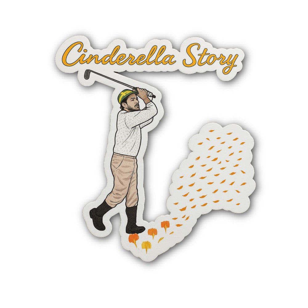 Cinderella St0ry Sticker, Waterproof Vinyl Decal Sticker Indoor Or Outdoor 2 (Pieces) 3" and 5"