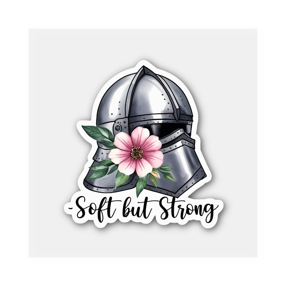 Soft but Strong Sticker, Waterproof Vinyl Decal Sticker Indoor Or Outdoor 2 (Pieces) 3" and 5"