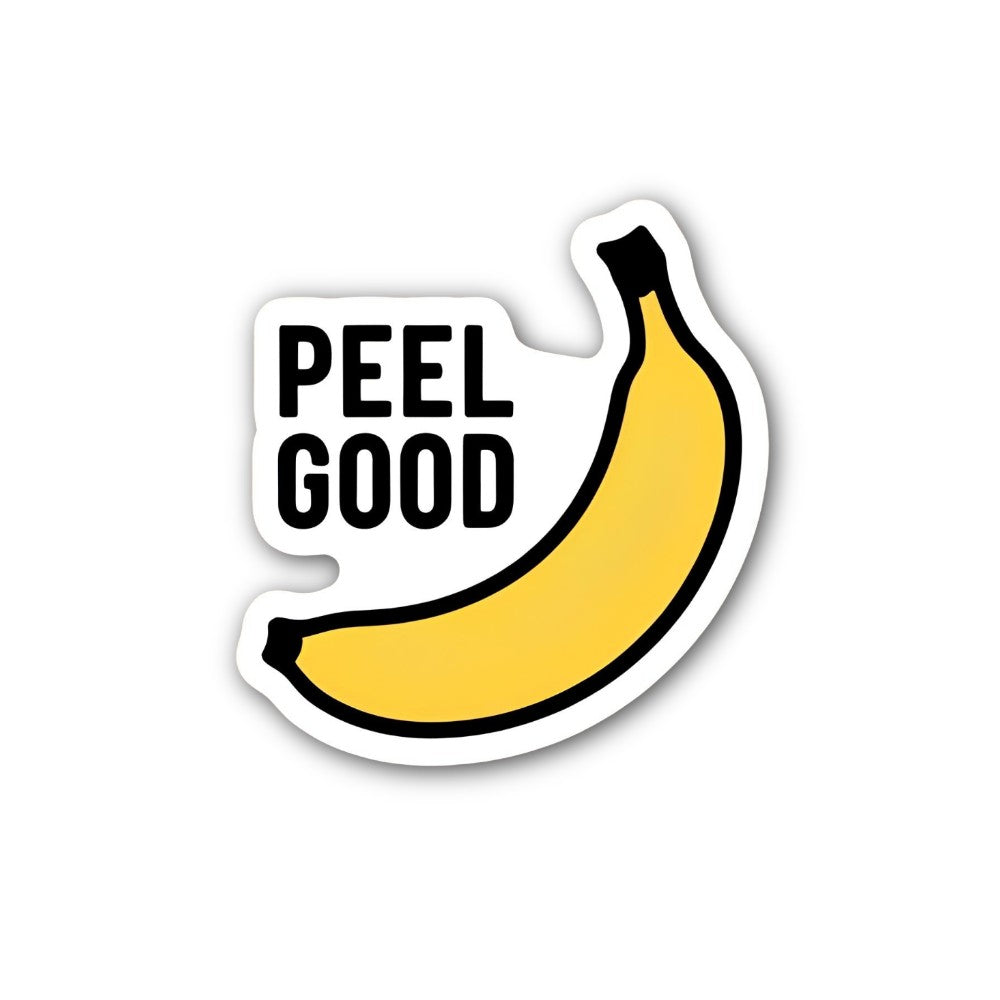 PEEL GOOD Sticker, Waterproof Vinyl Decal Sticker Indoor Or Outdoor 2 (Pieces) 3" and 5"
