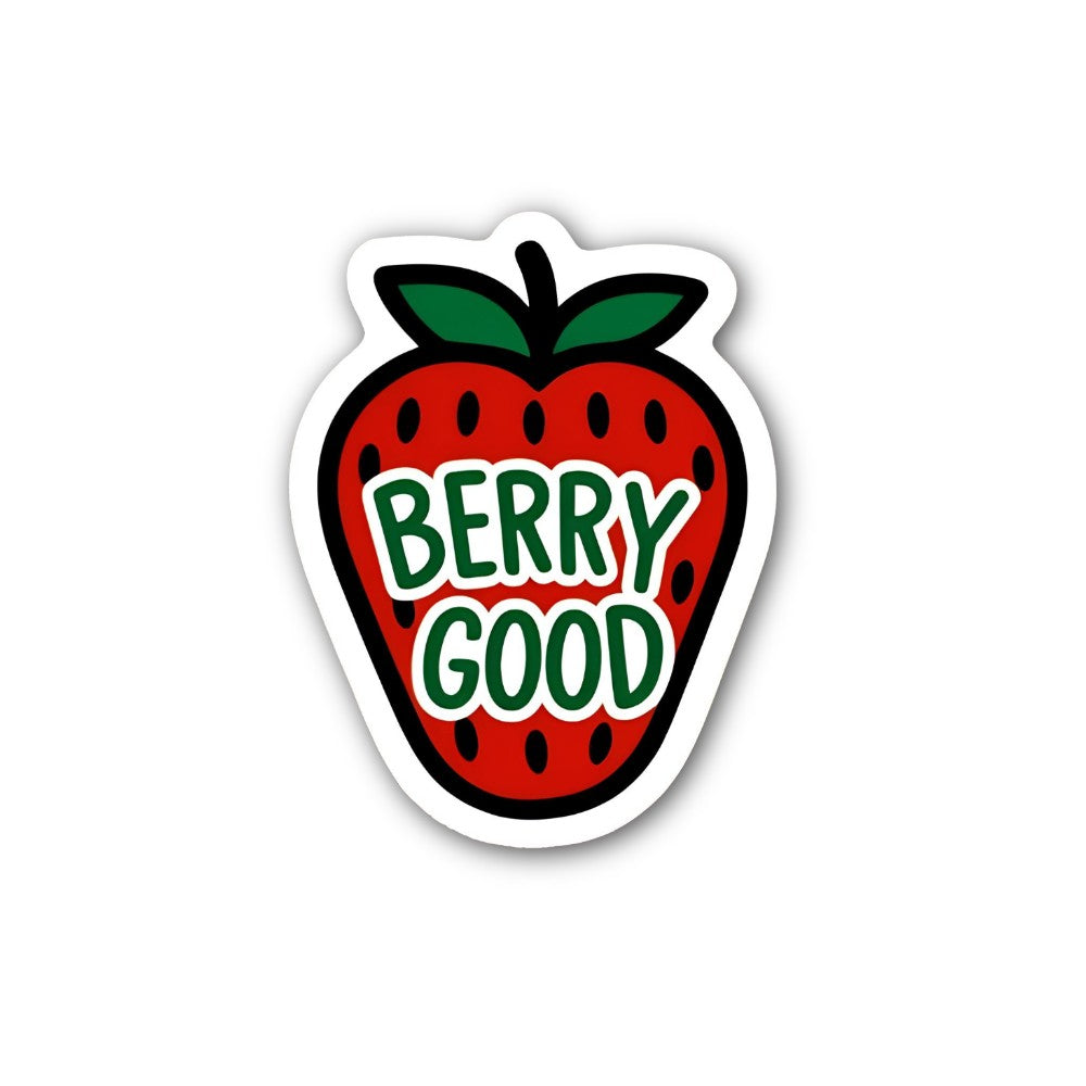 BERRY Sticker, Waterproof Vinyl Decal Sticker Indoor Or Outdoor 2 (Pieces) 3" and 5"