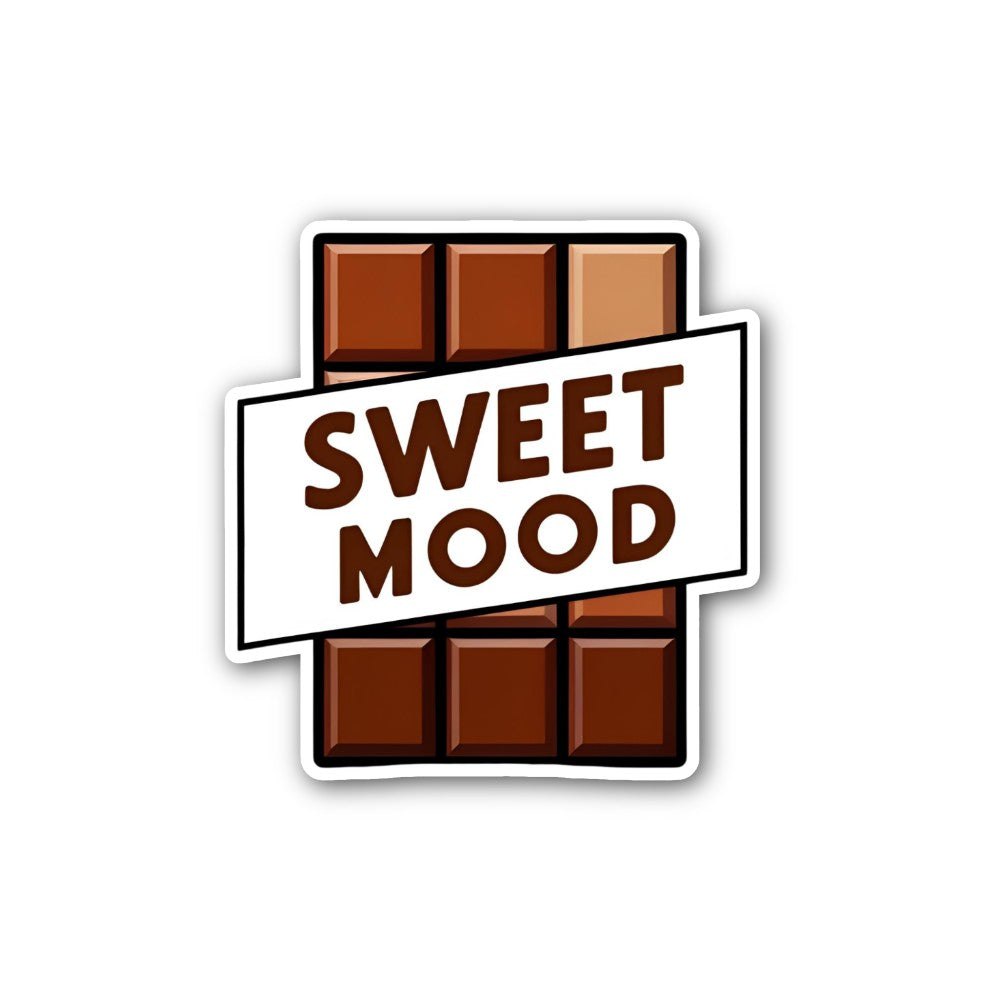 SWEET Sticker, Waterproof Vinyl Decal Sticker Indoor Or Outdoor 2 (Pieces) 3" and 5"