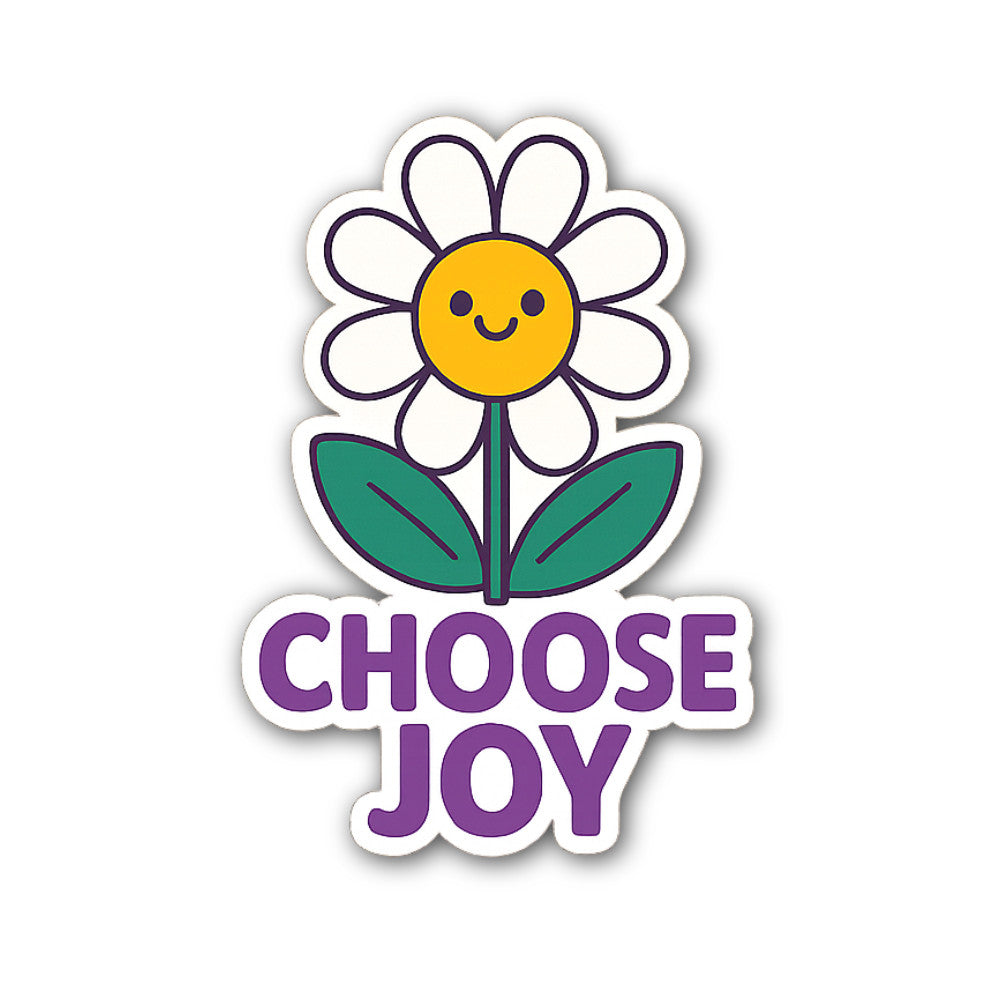 CHOOSE JOY Sticker, Waterproof Vinyl Decal Sticker Indoor Or Outdoor 2 (Pieces) 3" and 5"
