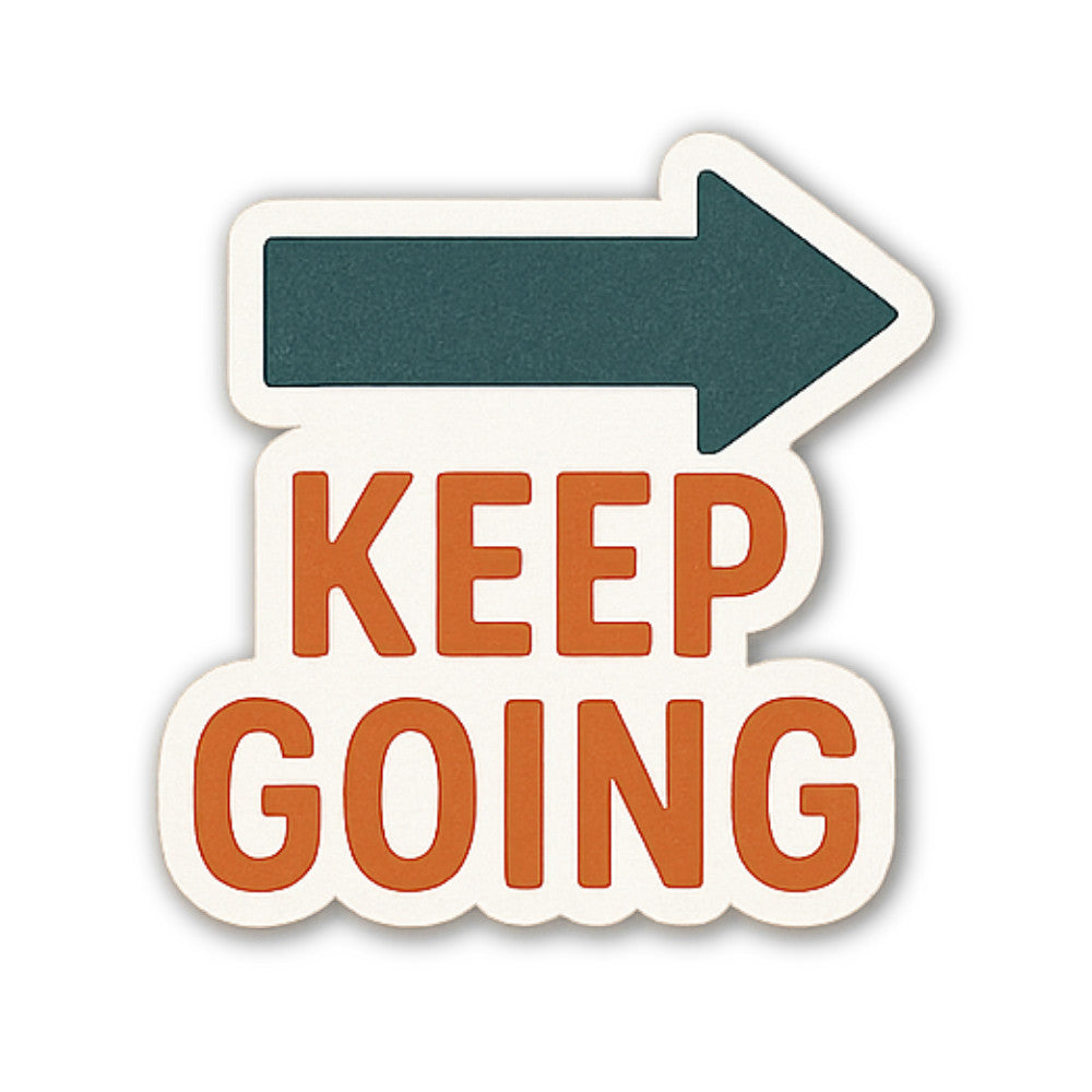 Going Arrow Sticker, Waterproof Vinyl Decal Sticker Indoor Or Outdoor 2 (Pieces) 3" and 5"