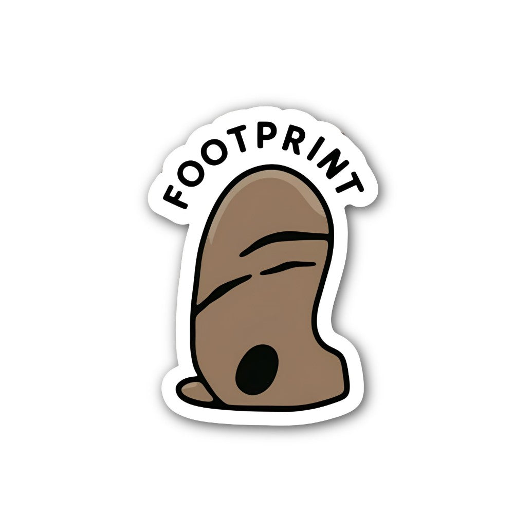 FOOTPRIN Cute Potato Sticker, Waterproof Vinyl Decal Sticker Indoor Or Outdoor 2 (Pieces) 3" and 5"