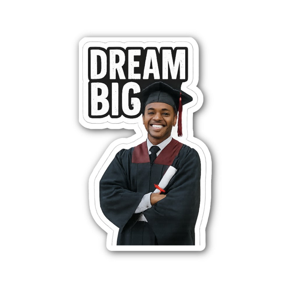Graduation Sticker, Waterproof Vinyl Decal Sticker Indoor Or Outdoor 2 (Pieces) 3" and 5"