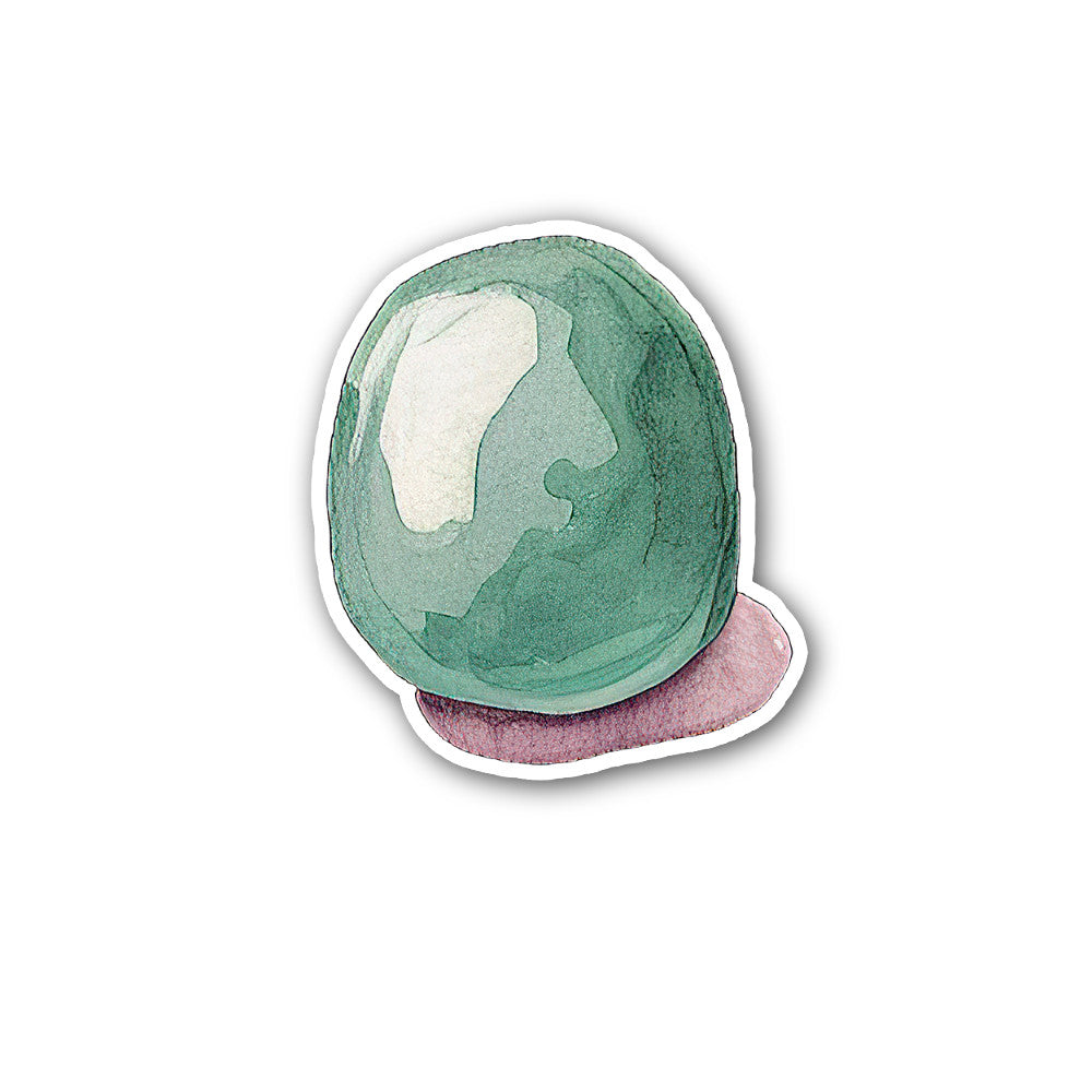 Green Colour Yummy Toffee  Sticker, Waterproof Vinyl Decal Sticker Indoor Or Outdoor 2 (Pieces) 3" and 5"