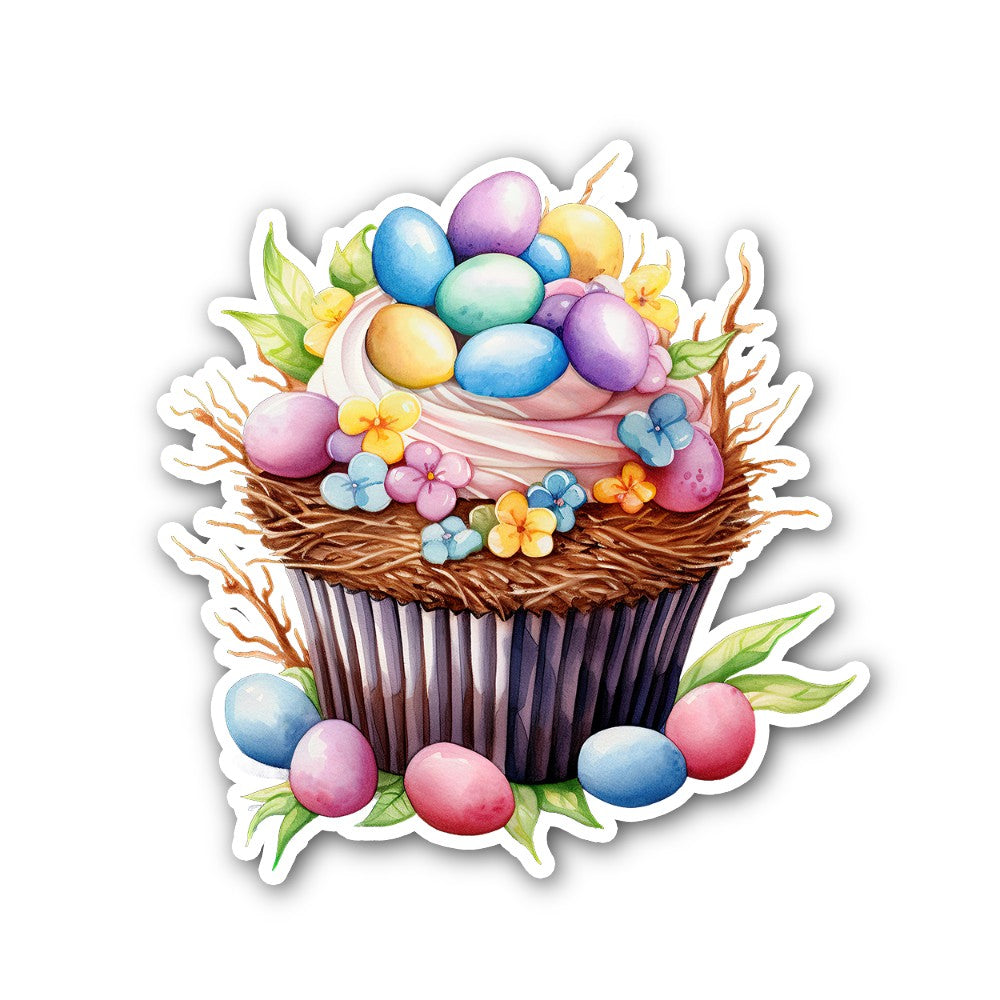 For the Easter holiday Sticker, Waterproof Vinyl Decal Sticker Indoor Or Outdoor 2 (Pieces) 3" and 5"