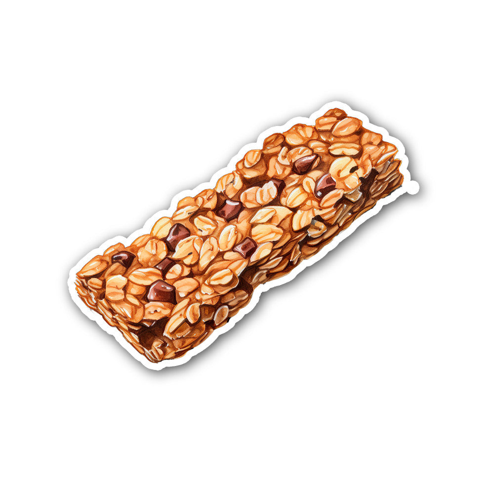 Kind Caramel Nut Protein Bar Sticker, Waterproof Vinyl Decal Sticker Indoor Or Outdoor 2 (Pieces) 3" and 5"