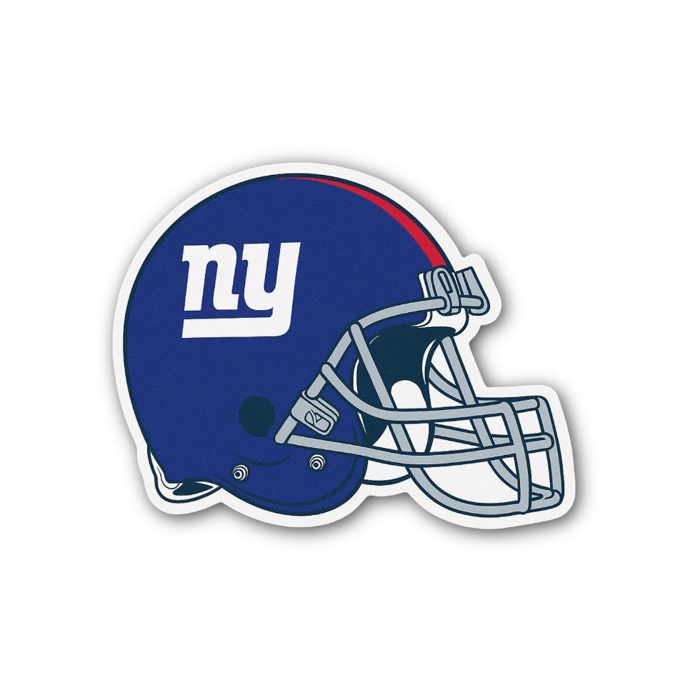 NY Giants Large Helmet Sticker, Waterproof Vinyl Decal Sticker Indoor Or Outdoor 2 (Pieces) 3" and 5"