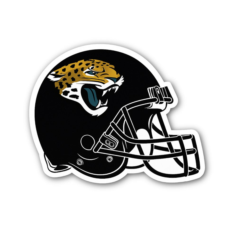 Tiger Face With Black Helmet Sticker, Waterproof Vinyl Decal Sticker Indoor Or Outdoor 2 (Pieces) 3" and 5"