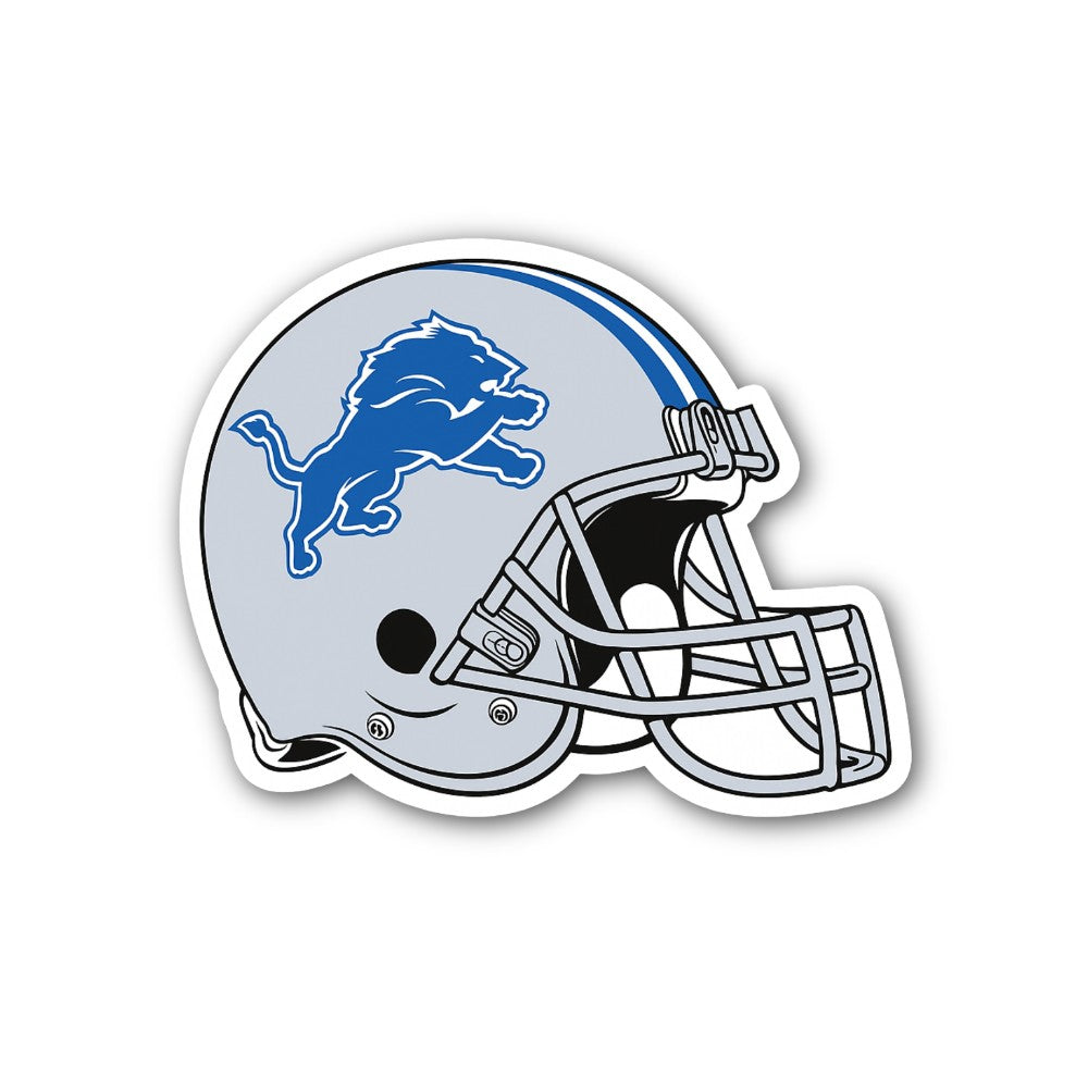 White & Blue Helmet Sticker, Waterproof Vinyl Decal Sticker Indoor Or Outdoor 2 (Pieces) 3" and 5"