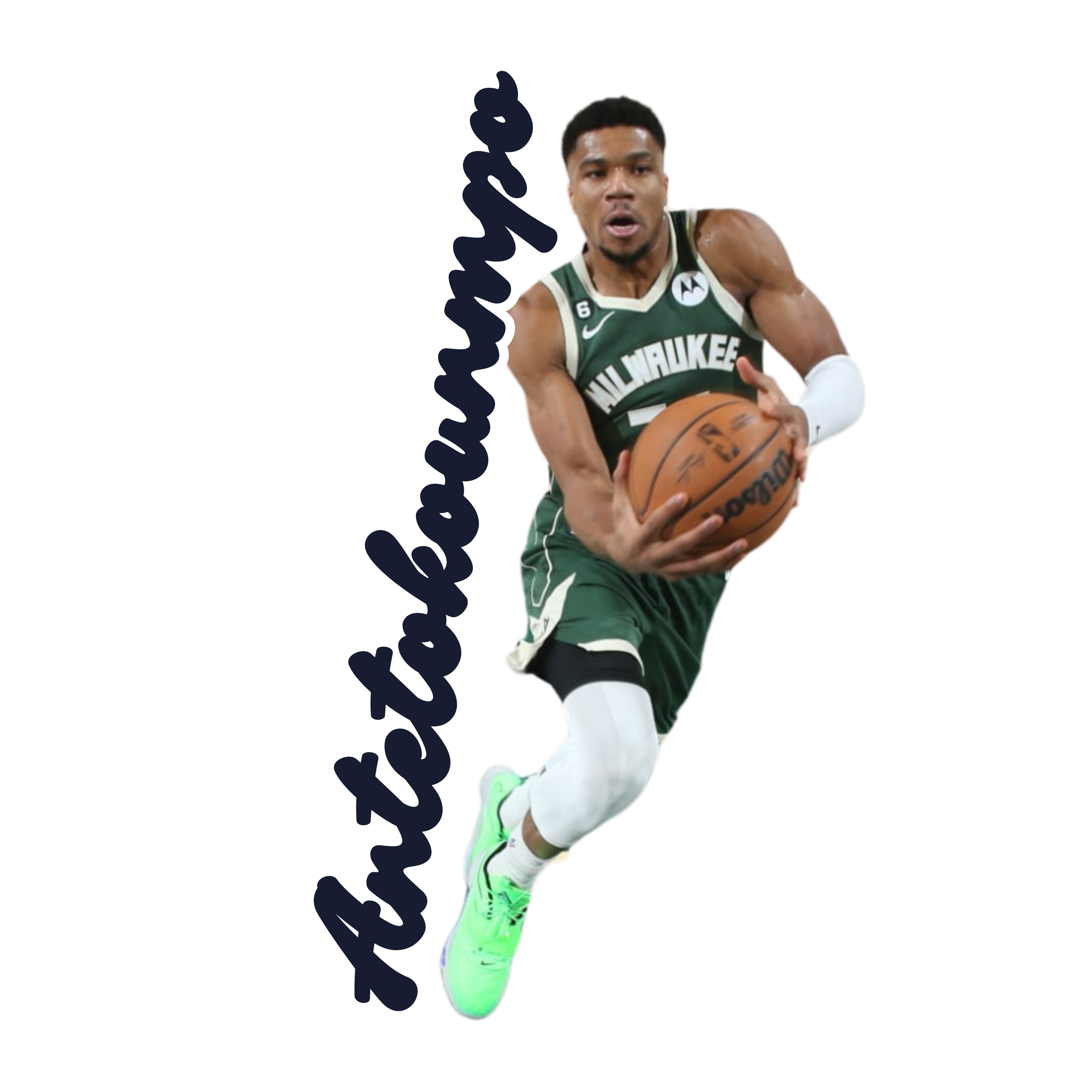 Basketball Player - Aesthetic Vinyl Sticker – Waterproof Quote Decal Sticker for Laptop, Water Bottl