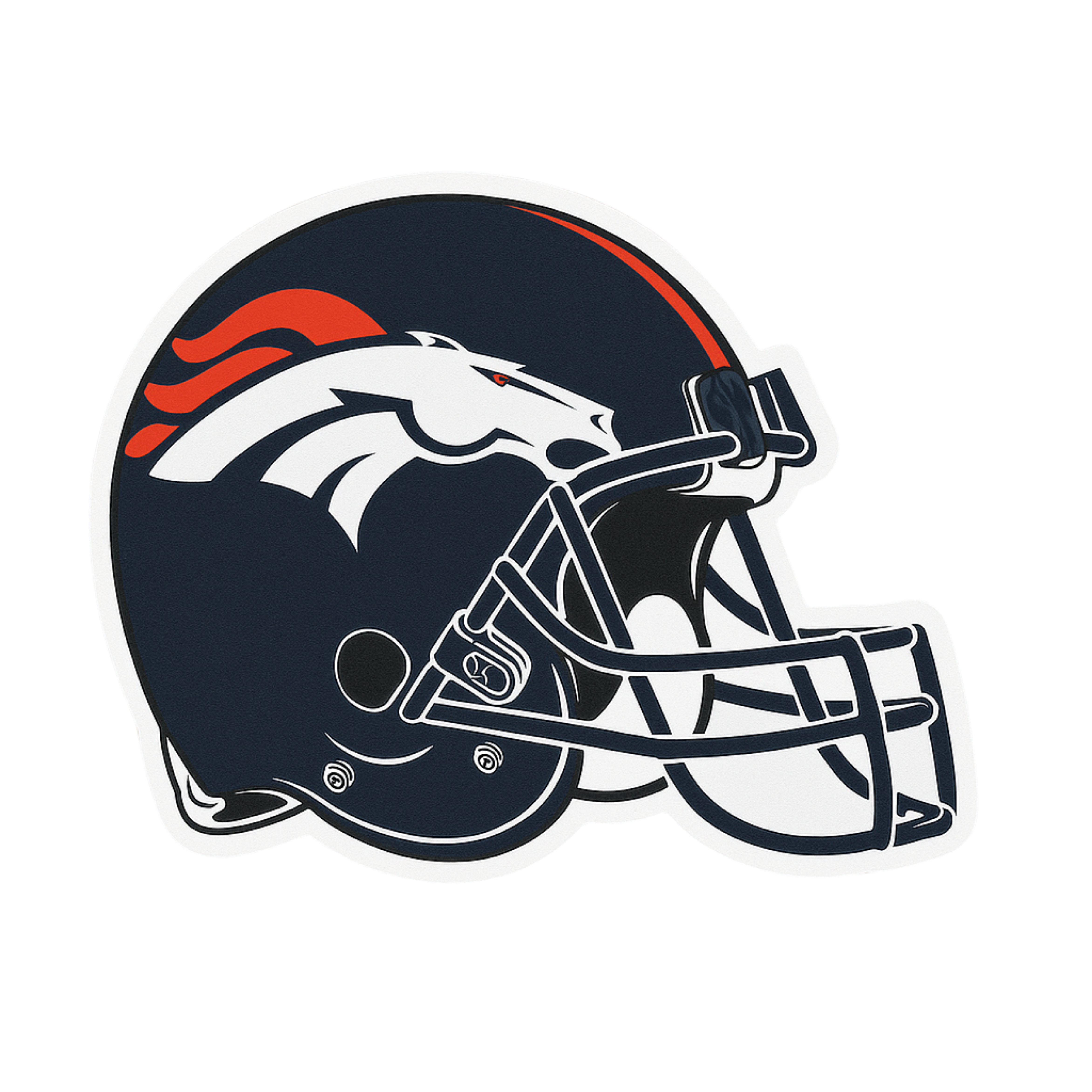 Texans Helmet - Aesthetic Vinyl Sticker – Waterproof Quote Decal Sticker for Laptop, Water Bottle, C