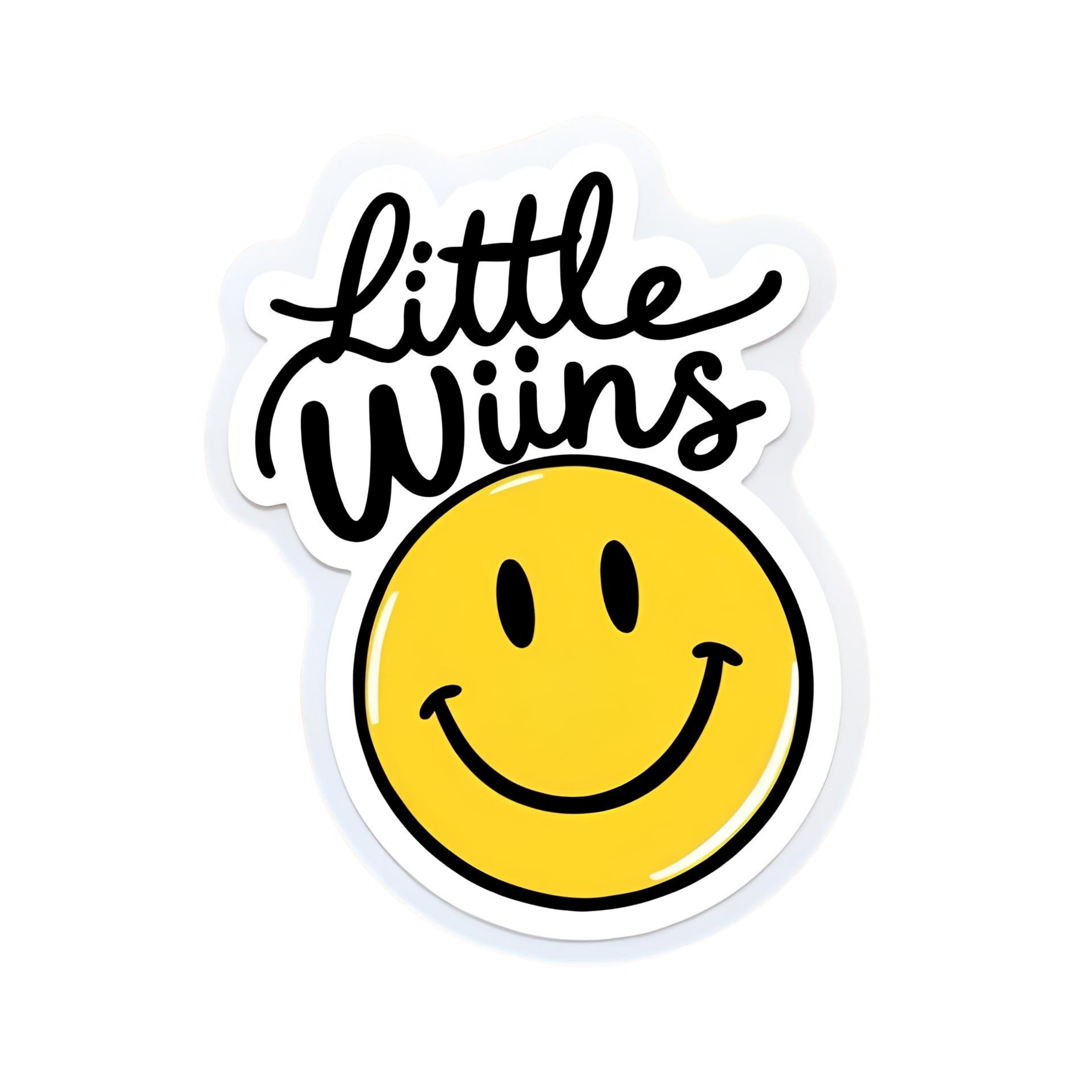 Little Wiins - Aesthetic Vinyl Sticker – Waterproof Quote Decal Sticker for Laptop, Water Bottle, Ca