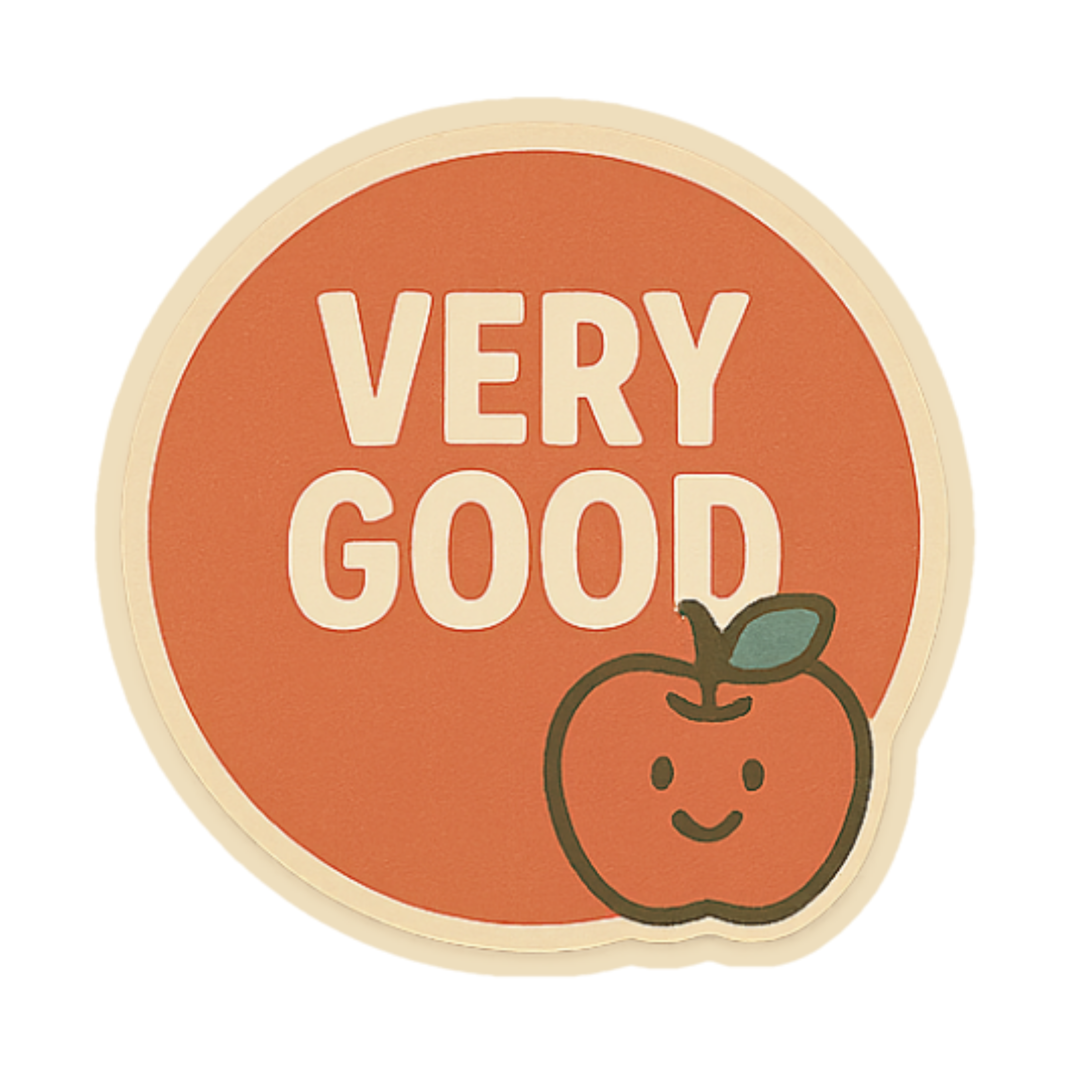 Very Good! - Aesthetic Vinyl Sticker – Waterproof Quote Decal Sticker for Laptop, Water Bottle, Car,