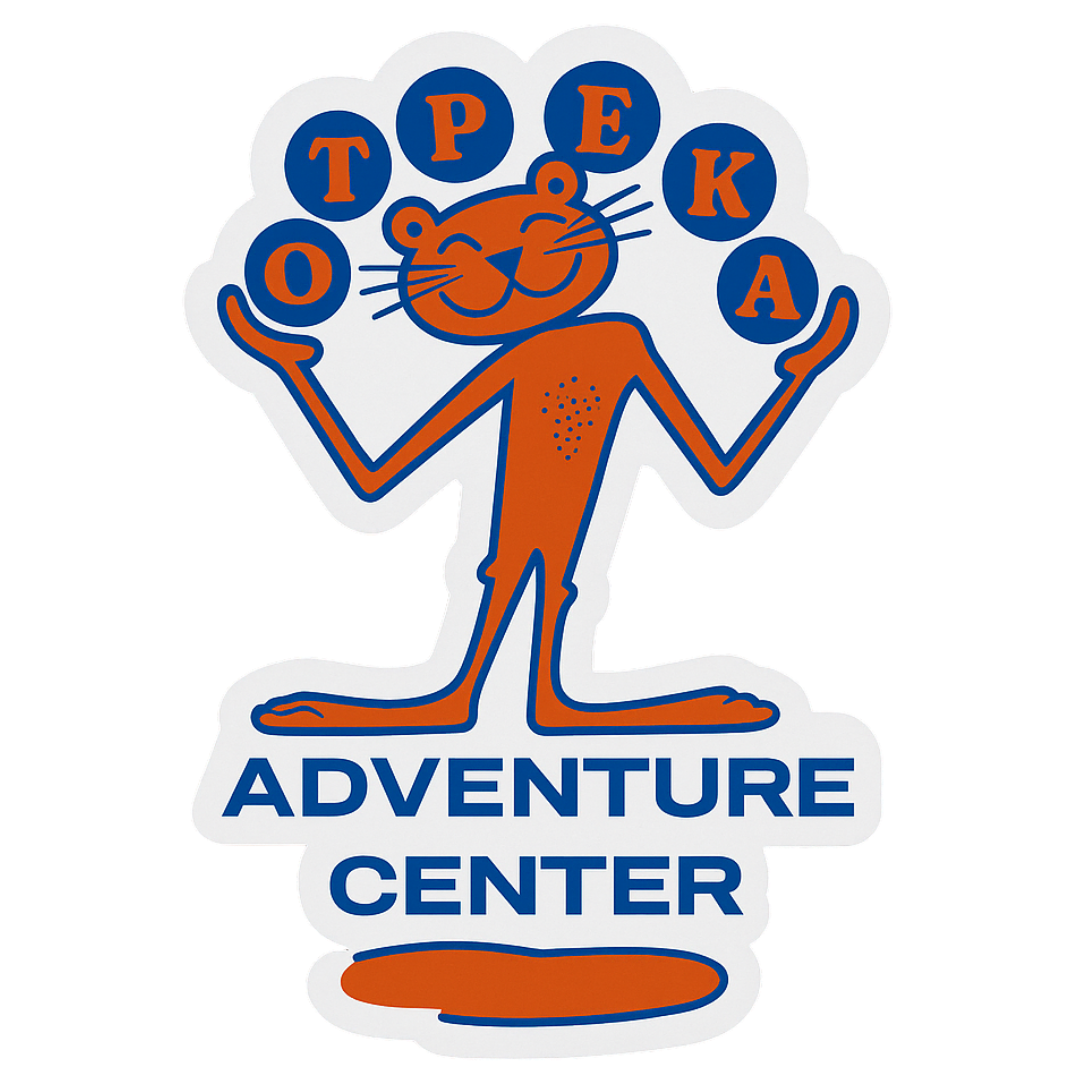 Adventure Center - Aesthetic Vinyl Sticker – Waterproof Quote Decal Sticker for Laptop, Water Bottle