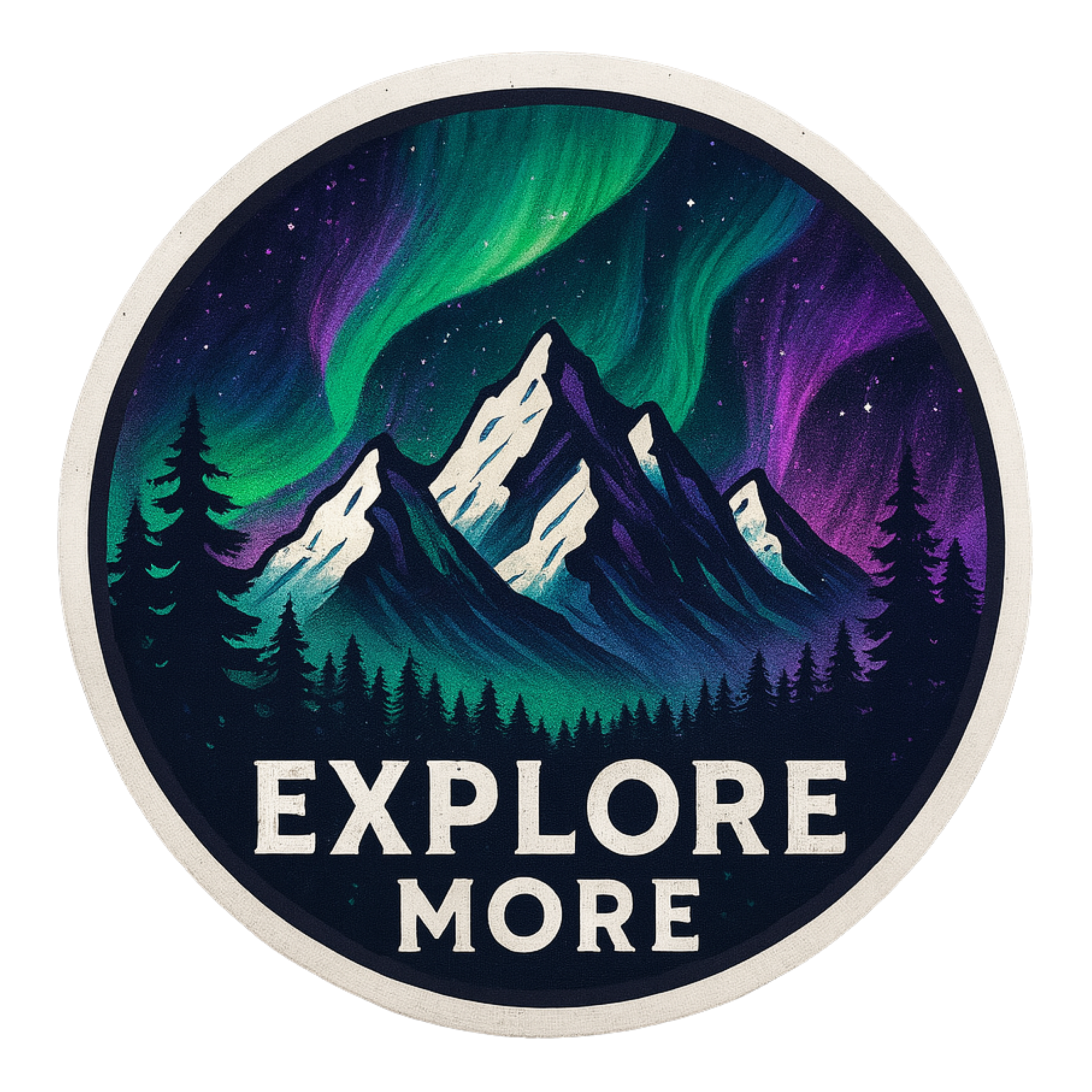 Explore More - Aesthetic Vinyl Sticker – Waterproof Quote Decal Sticker for Laptop, Water Bottle, Ca