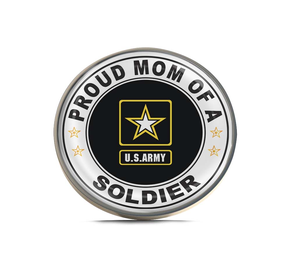 Proud Mom of a Soldier U.S. Army Limited Edition Lapel Pin Exclusive Metal Brooch Badge Accessories For Backpack, Clothes, Hats | Cute Gifts and Collectibles
