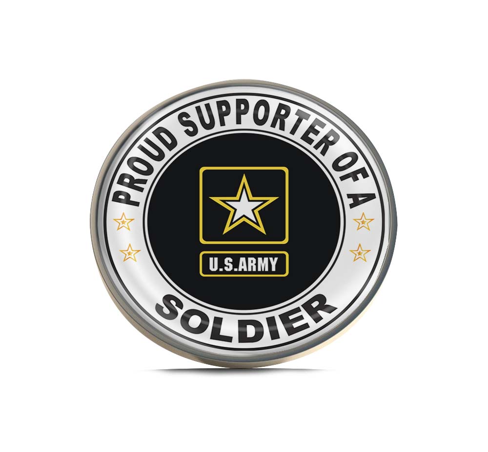 Proud Supporter of a Soldier U.S. Army Limited Edition Lapel Pin Exclusive Metal Brooch Badge Accessories For Backpack, Clothes, Hats | Cute Gifts and Collectibles