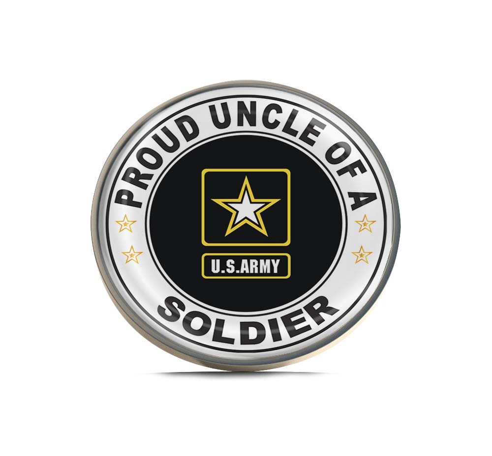 Proud Uncle of a Soldier U.S. Army Limited Edition Lapel Pin Exclusive Metal Brooch Badge Accessories For Backpack, Clothes, Hats | Cute Gifts and Collectibles