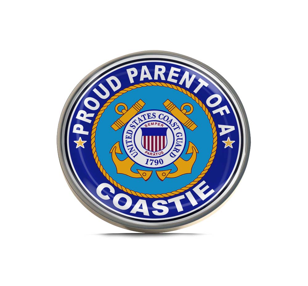 Proud Parent of a Coastie U.S. Coast Guard Limited Edition Lapel Pin Exclusive Metal Brooch Badge Accessories For Backpack, Clothes, Hats | Cute Gifts and Collectibles