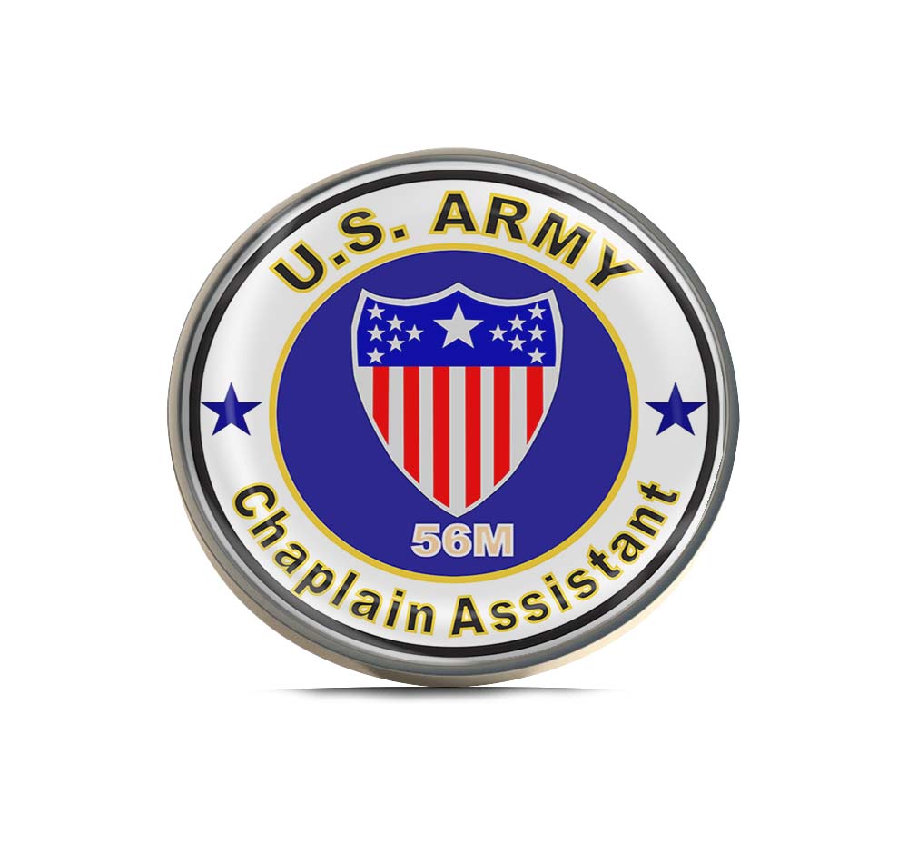 U.S. Army MOS 56M Chaplain Assistant Limited Edition Lapel Pin Exclusive Metal Brooch Badge Accessories For Backpack, Clothes, Hats | Cute Gifts and Collectibles