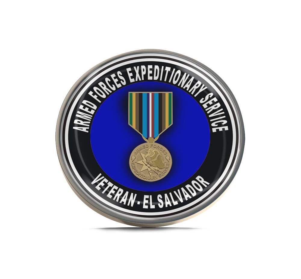 Armed Forces Expeditionary Medal El Salvador Limited Edition Lapel Pin Exclusive Metal Brooch Badge Accessories For Backpack, Clothes, Hats | Cute Gifts and Collectibles