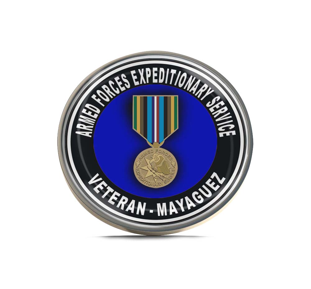 Armed Forces Expeditionary Medal Mayaguez Limited Edition Lapel Pin Exclusive Metal Brooch Badge Accessories For Backpack, Clothes, Hats | Cute Gifts and Collectibles
