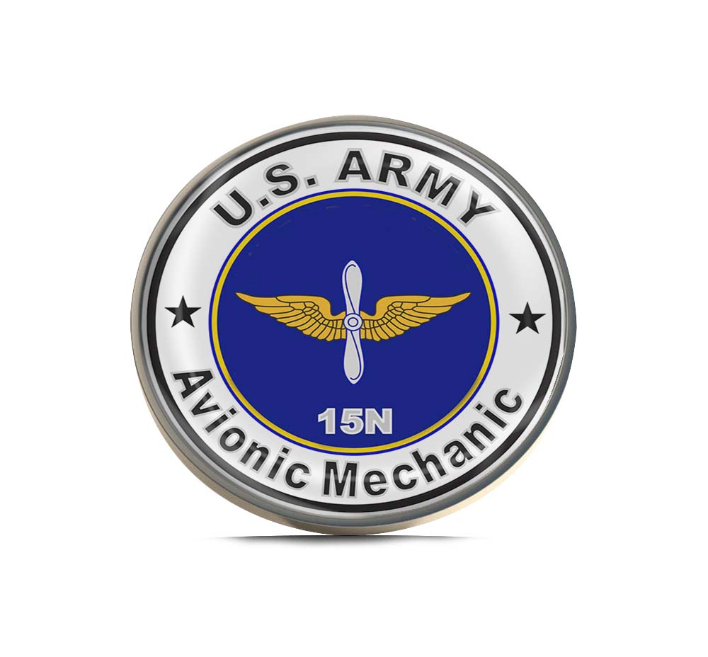 U.S. Army MOS 15N Avionic Mechanic Limited Edition Lapel Pin Exclusive Metal Brooch Badge Accessories For Backpack, Clothes, Hats | Cute Gifts and Collectibles