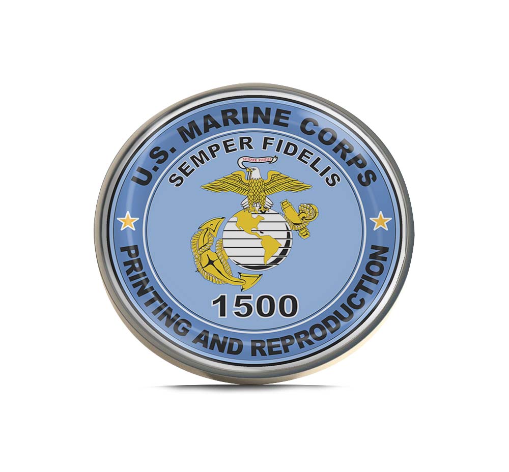 U.S.M.C. MOS 1500 Printing and Reproduction Limited Edition Lapel Pin Exclusive Metal Brooch Badge Accessories For Backpack, Clothes, Hats | Cute Gifts and Collectibles