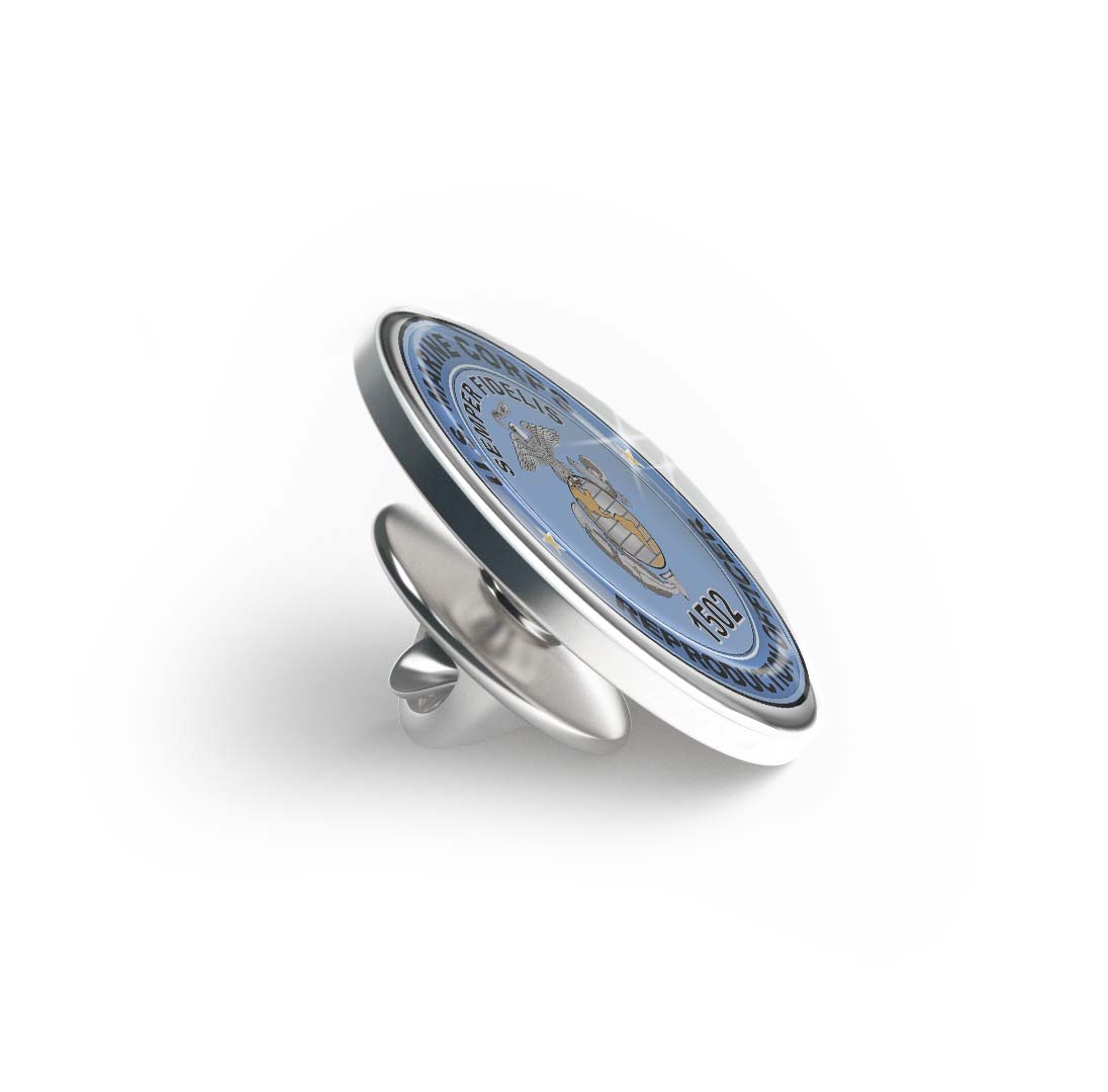 U.S.M.C. MOS 1502 Reproduction Officer Limited Edition Lapel Pin Exclusive Metal Brooch Badge Accessories For Backpack, Clothes, Hats | Cute Gifts and Collectibles