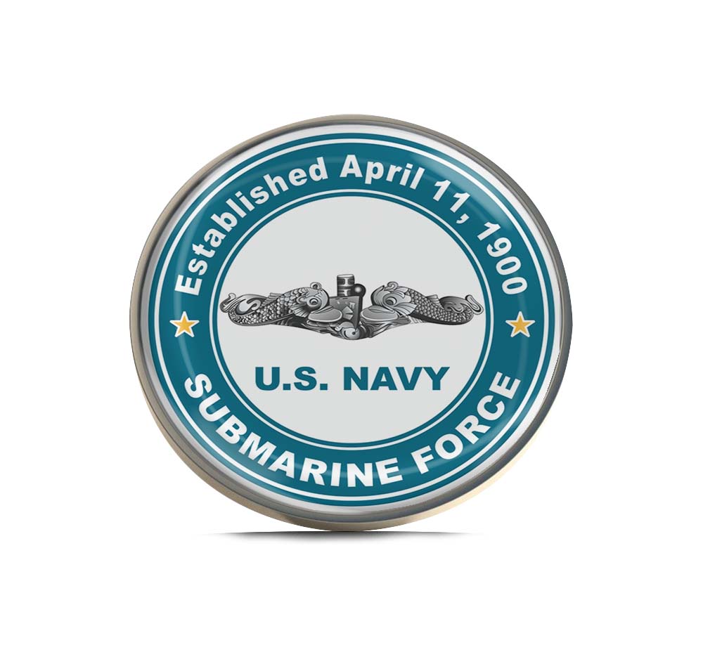 U.S Submarine Force established April 11 ,1900 Limited Edition Lapel Pin Exclusive Metal Brooch Badge Accessories For Backpack, Clothes, Hats | Cute Gifts and Collectibles