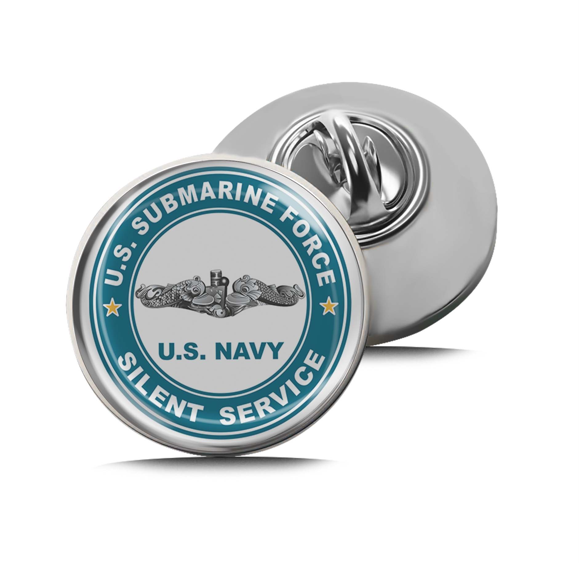 U.S. Submarine Force Silent Service Limited Edition Lapel Pin Exclusive Metal Brooch Badge Accessories For Backpack, Clothes, Hats | Cute Gifts and Collectibles