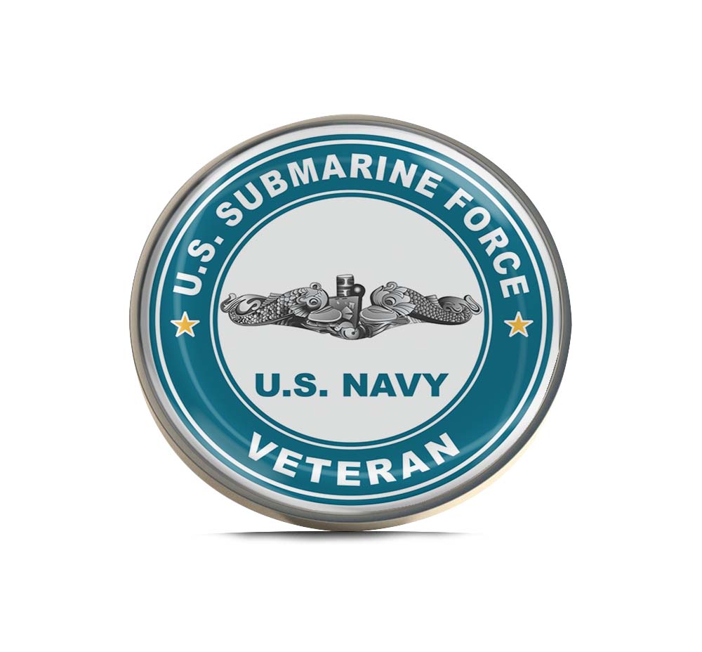 U.S. Submarine Force Veteran Limited Edition Lapel Pin Exclusive Metal Brooch Badge Accessories For Backpack, Clothes, Hats | Cute Gifts and Collectibles
