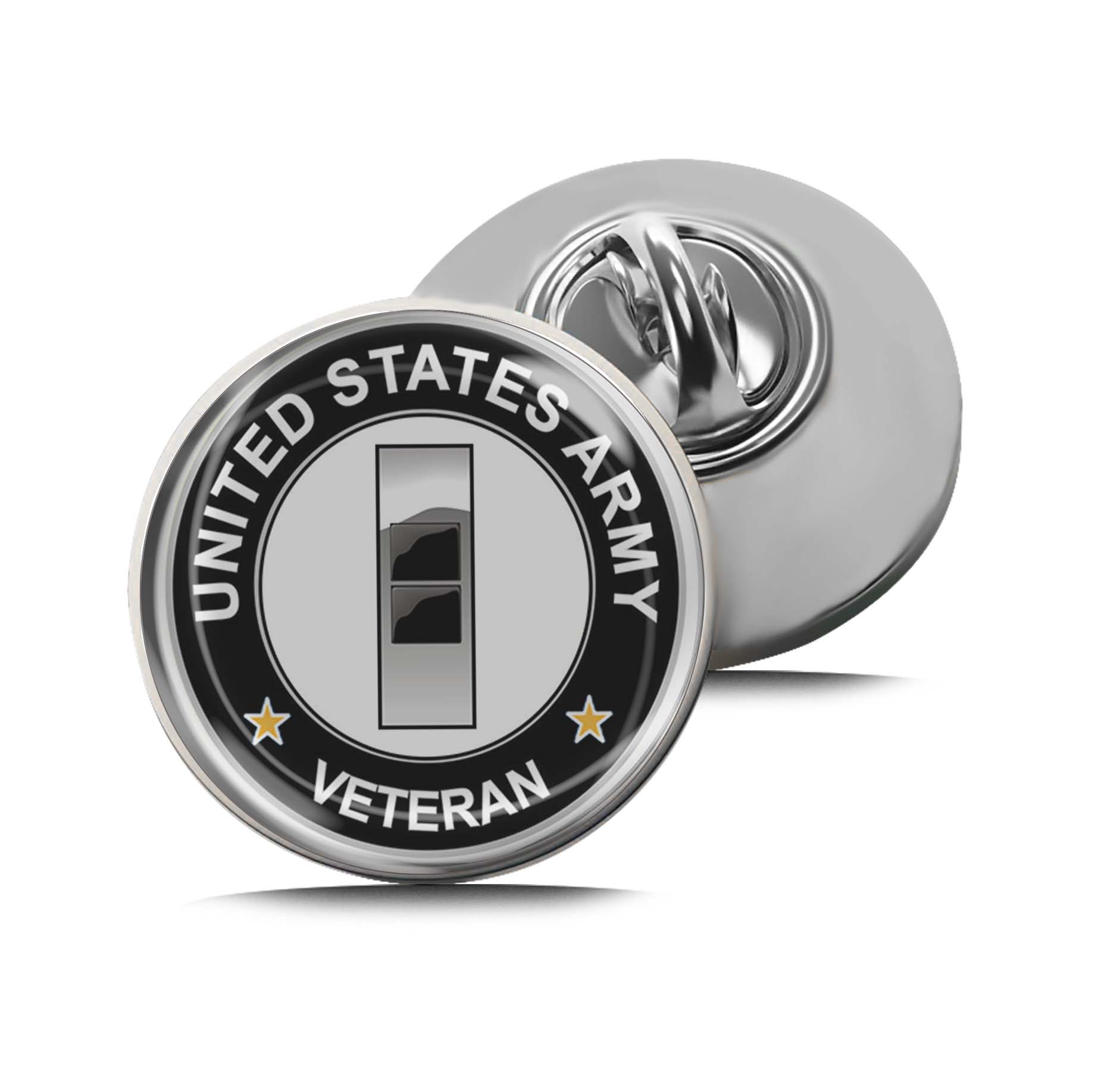 U.S. Army Chief Warrant Officer 2 Veteran Limited Edition Lapel Pin Exclusive Metal Brooch Badge Accessories For Backpack, Clothes, Hats | Cute Gifts and Collectibles